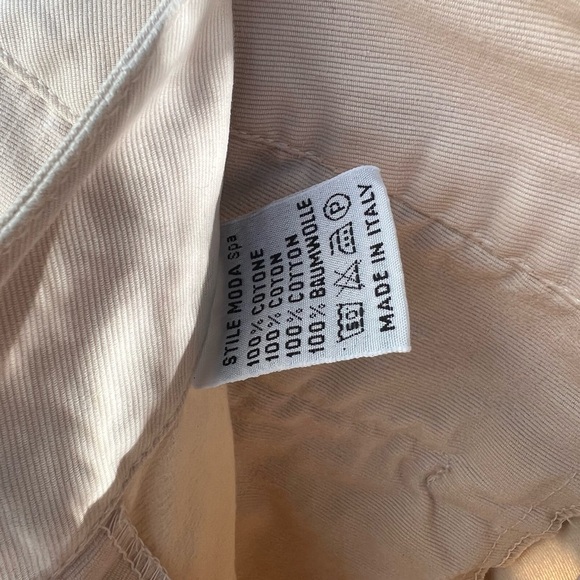 Katharine Hamnett Denim Straight-Leg High-Waist Pants | 100% Cotton | Small - Picture 7 of 13